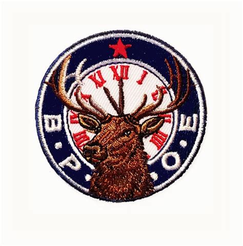 ELKS BPOE IRON on Patch Embroidered Logo Use on - Etsy