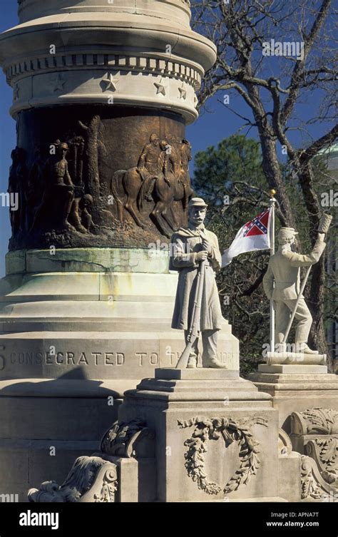 Confederate Monument at Alabama State Capitol Montgomery Alabama USA ...