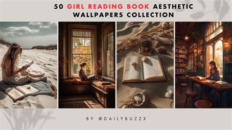 50 Captivating Girl Reading Book Aesthetic Wallpapers Collection