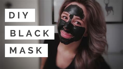 SIMPLE DIY BLACK MASK! - YouTube