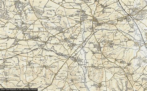 Historic Ordnance Survey Map of Lower Slaughter, 1898-1899