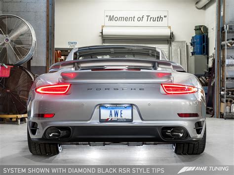 Porsche 911 Turbo and Turbo S Receive AWE Tuning Exhaust - autoevolution