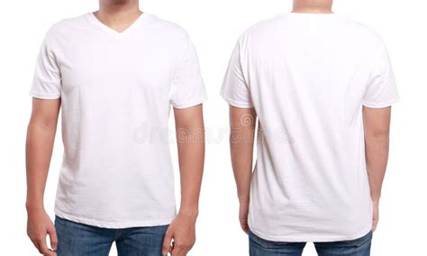 White T Shirt Front Back