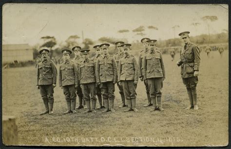 A Company, 10th Battalion, Duke of Cornwall's Light Infantry, Section 4 ...