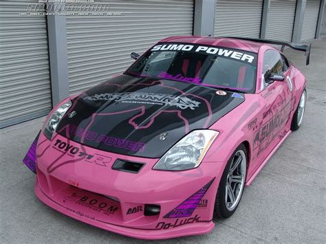 Pink Nissan 350Z | Auto hintergründe, Schöne sportwagen, 2fast2furious