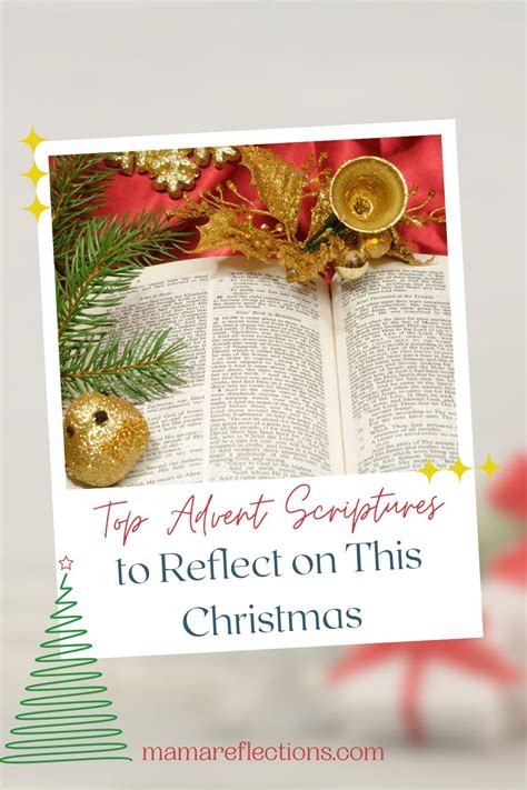 Top Advent Scriptures Pinterest Pin - Mama Reflections