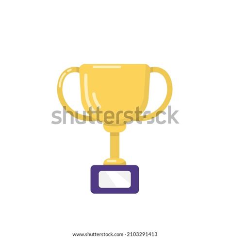 Illustration Golden Trophy Award Prize Appreciation Stock Vector (Royalty Free) 2103291413 ...