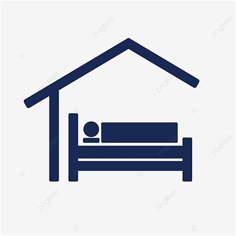 Accommodations Clipart Vector, Accommodation Sign, Black, Bed, The Guests PNG Image For Free ...