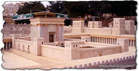 Model of Second Temple in Jerusalem at the Holyland Hotel