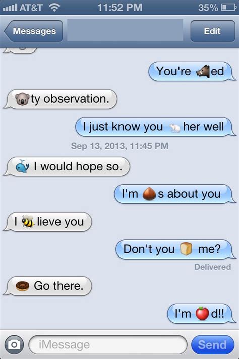 Clever, these two | Funny Emoji Texts | POPSUGAR Tech Photo 4