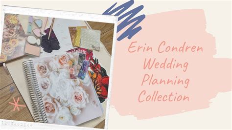 Erin Condren Wedding Planner Collection - YouTube