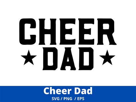 Cheer Dad Svg Cheer Svg Cut File Cheer Dad Cheer Template - Etsy