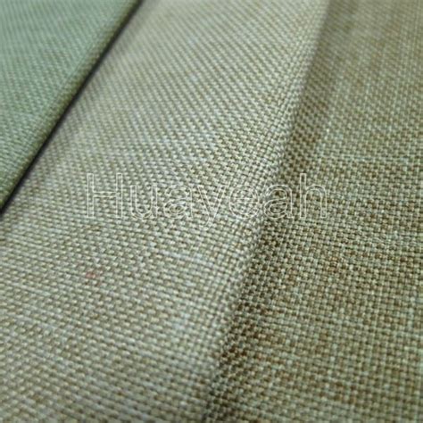 plain linen look vinyl upholstery fabric - huayeah fabric