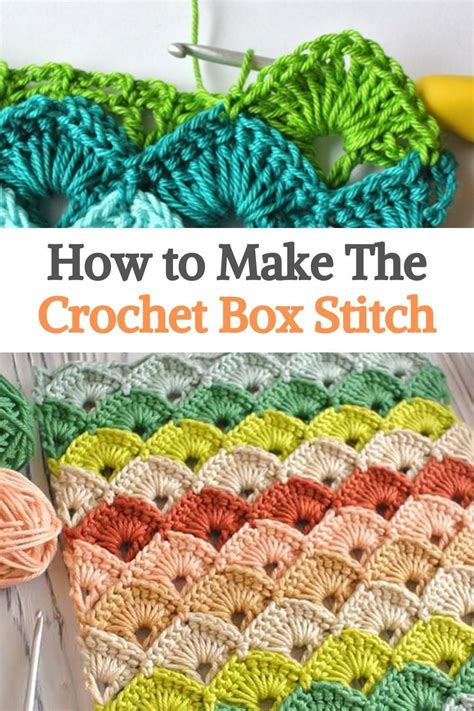 How to Make The Crochet Box Stitch – Easy Tutorial in 2021 | Crochet ...