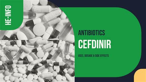 #Cefdinir | Uses, Dosage, Side Effects & Mechanism | Omnicef - YouTube