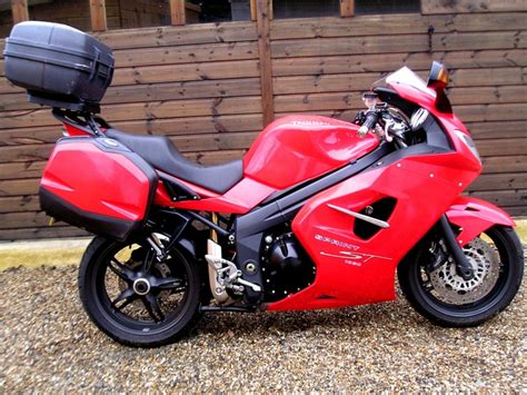 £ SOLD, Triumph Sprint ST 1050 ABS (18000 miles, Full luggage) 2008 58 Reg – Sargents of Sussex