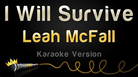 Leah McFall - I Will Survive (Karaoke Version) - YouTube