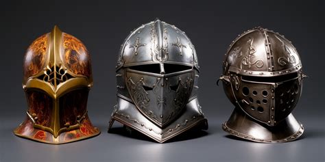 Decoding Diverse Medieval Helmet Types