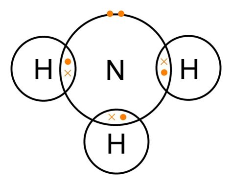 Covalent bonding in ammonia. | Teaching chemistry, Chemistry worksheets, Covalent bonding