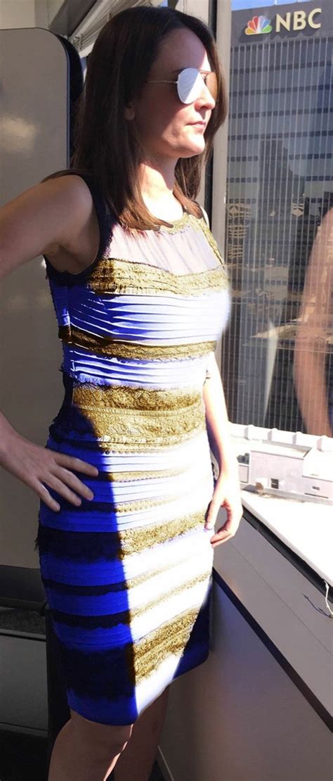 Photo finally solves the black and blue/white and gold dress debate