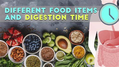 Different Food Items and Digestion Time | Know The Food Digestion Process | Foodie Facts