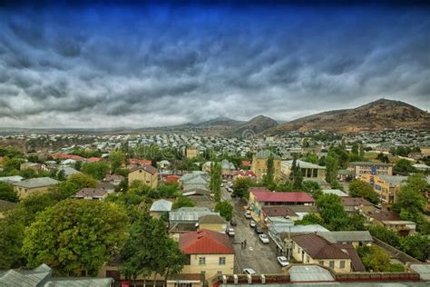 Top View of Shamakhi City.Background Nature Azerbaijan Editorial Photo ...