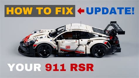 Update on: HOW TO FIX your Lego Technic Porsche 911 RSR - Lego Set #42096 - YouTube