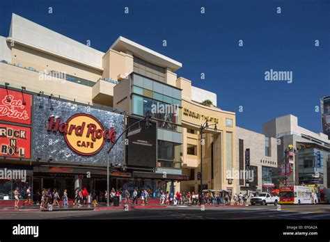 HARD ROCK CAFE HOLLYWOOD CENTER HOLLYWOOD BOULEVARD LOS ANGELES CALIFORNIA USA Stock Photo - Alamy