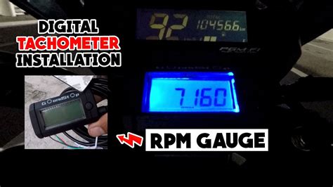 Digital Tachometer (RPM Gauge) | Honda Beat Street - MotobeastPH