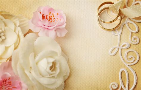 Wallpaper flowers, ring, wedding, flowers, background, ring, soft, wedding, lace images for ...