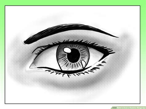 How To Draw Semi Realistic Anime Eyes How to draw a realistic iris