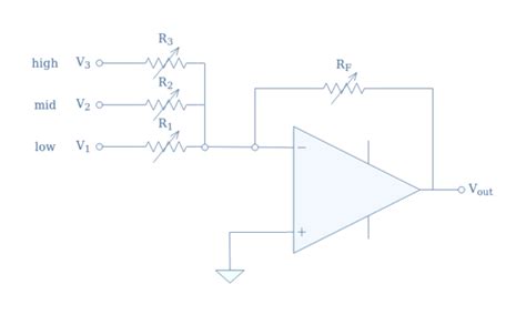 The Summing OPAMP Amplifier - Electronics-Lab.com