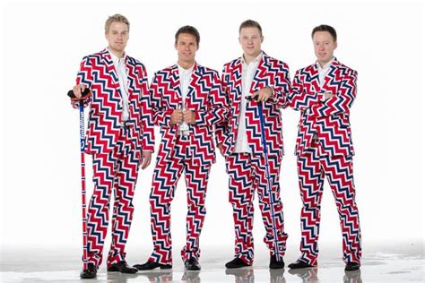 Encore, for the Norwegian Curlers and Their Pants | Curling team, Fun pants, Olympic curling