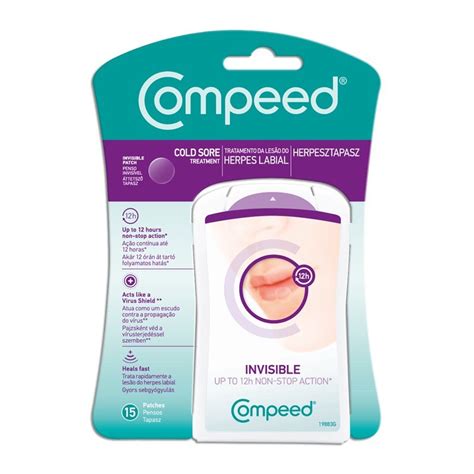 Buy Compeed Invisible Cold Sore Treatment 15 Invisible Patches · USA