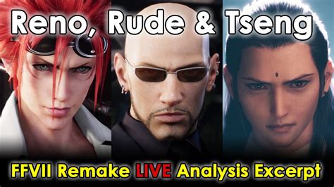 The Turks - FFVII Remake Live Analysis Excerpt - YouTube