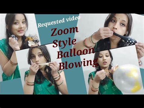 balloon blowing requested video - YouTube