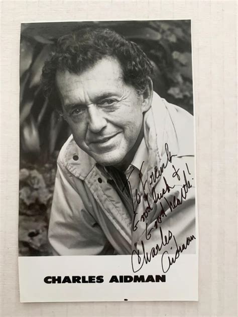 Charles Aidman signed photo | EstateSales.org