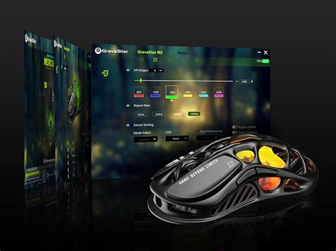 GravaStar Mercury M2 Gaming Mouse RGB Programmable 26000 DPI