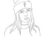 Billie Eilish Coloring Pages for Fans - Free Printable Coloring Pages