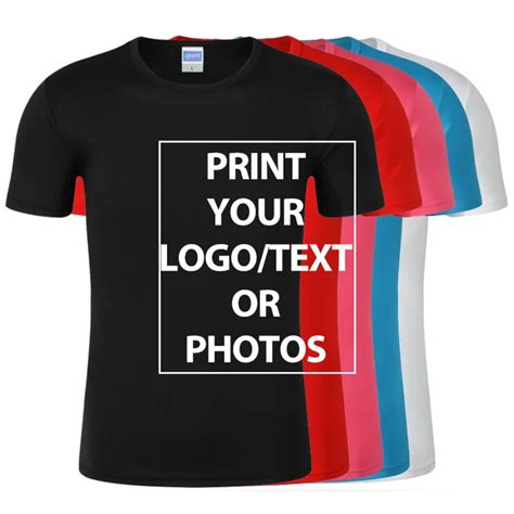 Design Your Own T shirts Printing Brand Logo Pictures Custom Men and ...