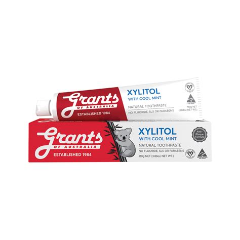 Grants Toothpaste Xylitol with Cool Mint 110g - From Naturals