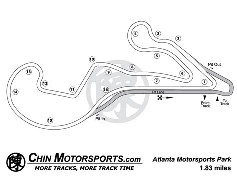 Atlanta Motorsports Park Track Map | Webmotor.org