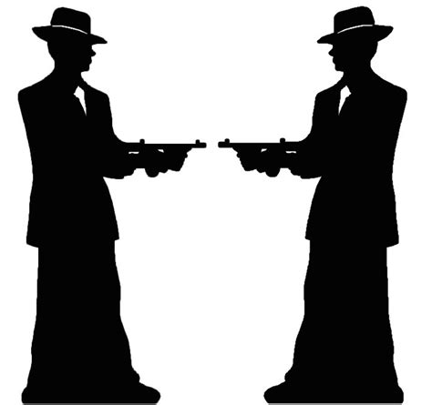 1920 Gangster Silhouette at GetDrawings | Free download