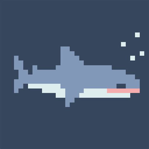 Cutie Sharks - Pixel art shark!