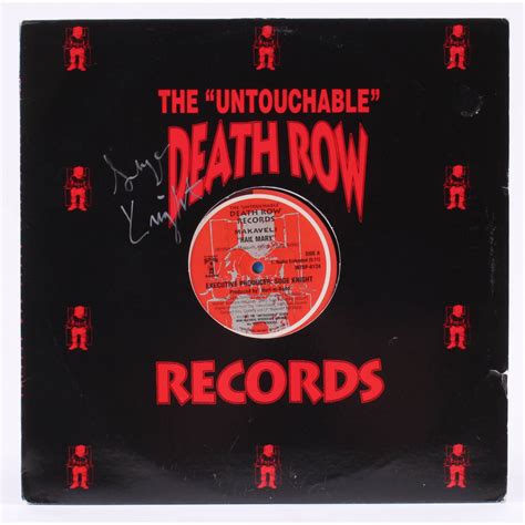 Suge Knight Signed The "Untouchable" Death Row Records Makaveli "Hail Mary" Vinyl Record Album ...