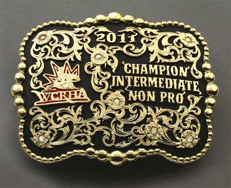 custom western trophy belt buckle