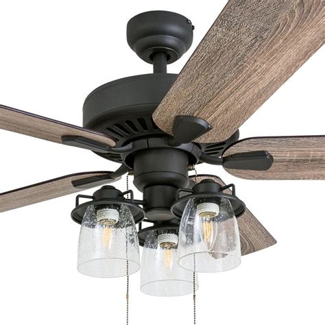 52" Sudie 5 Blade Ceiling Fan in 2020 (With images) | Ceiling fan, Farmhouse ceiling fan, Led ...