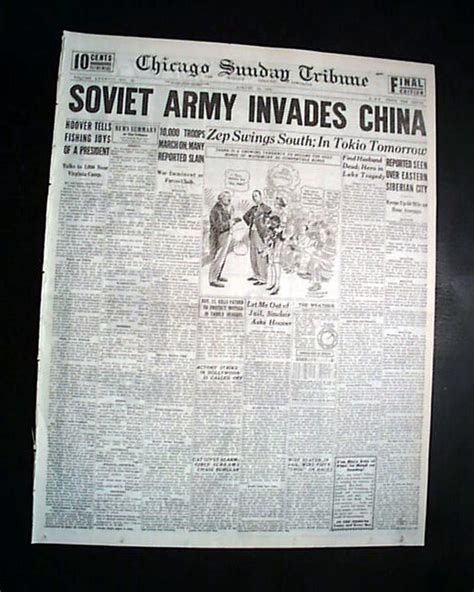 1929 Sino-Soviet conflict begins... - RareNewspapers.com