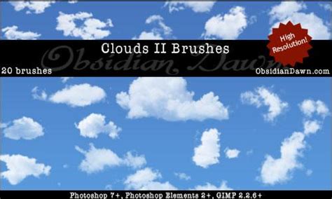 Clouds Photoshop Brushes | PSDDude
