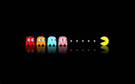 Pac Man, Retro Games, Video Games, Minimalism Wallpapers HD / Desktop and Mobile Backgrounds